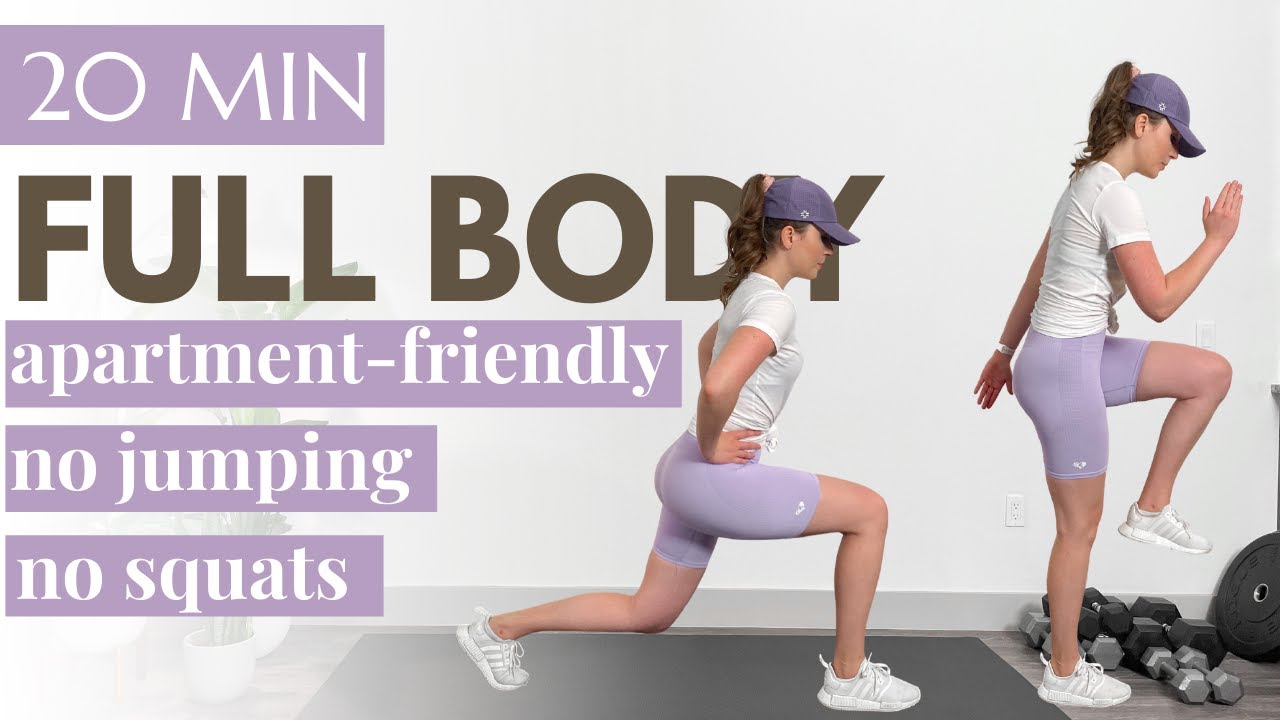 20 MIN KNEE FRIENDLY WORKOUT - Full Body Low Impact HIIT - No Jumping, No Equipment