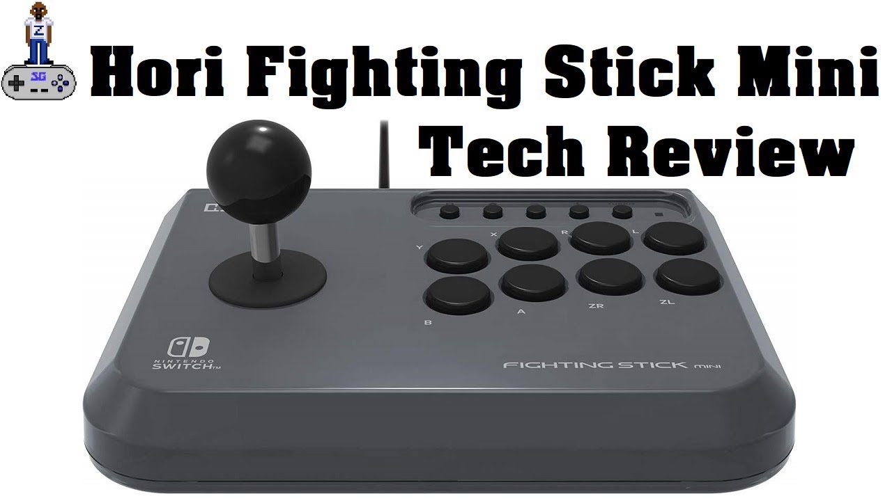 Hori Fighting Stick Mini in Gray - Nintendo Switch