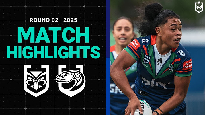 2025 NRLW Match Highlights | Warriors v Eels | Round 2