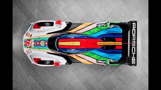 Porsche 963 Met Startnummer 75 En Historische Racekleuren In 24 Uur Van Le Mans