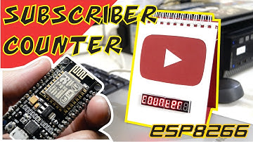 DIY WiFi YouTube Subscriber Counter display Arduino | NodeMCU ESP8266 | YouTubeSight Taste The Code