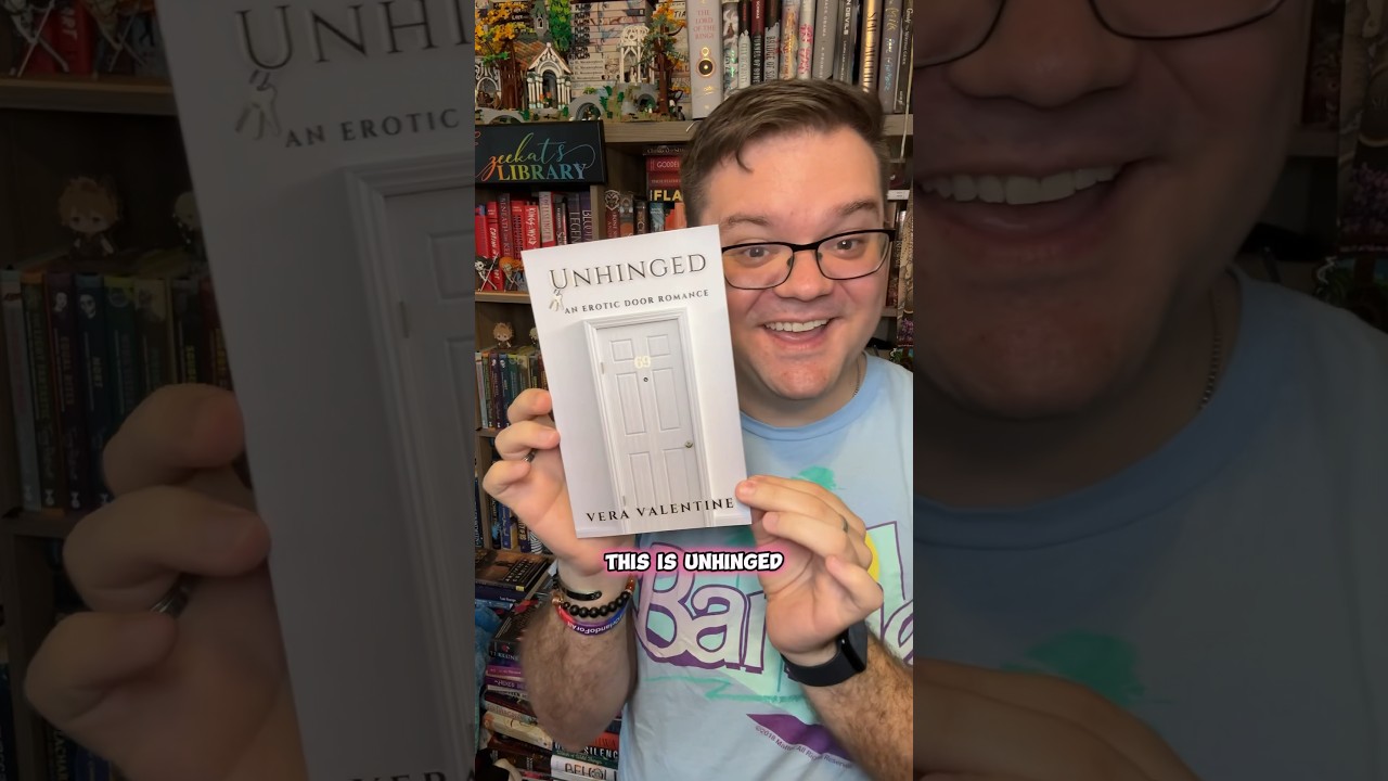 No bookshelf is complete without a spicy door book. #booktube #spicybooks #unboxing #veravalentine