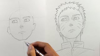 How to Draw Naruto Hokage | how to draw anime for beginners