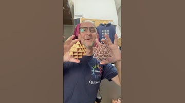 The 64 Star Tetrahedron, 3d printed sculptures by Natureofflowers