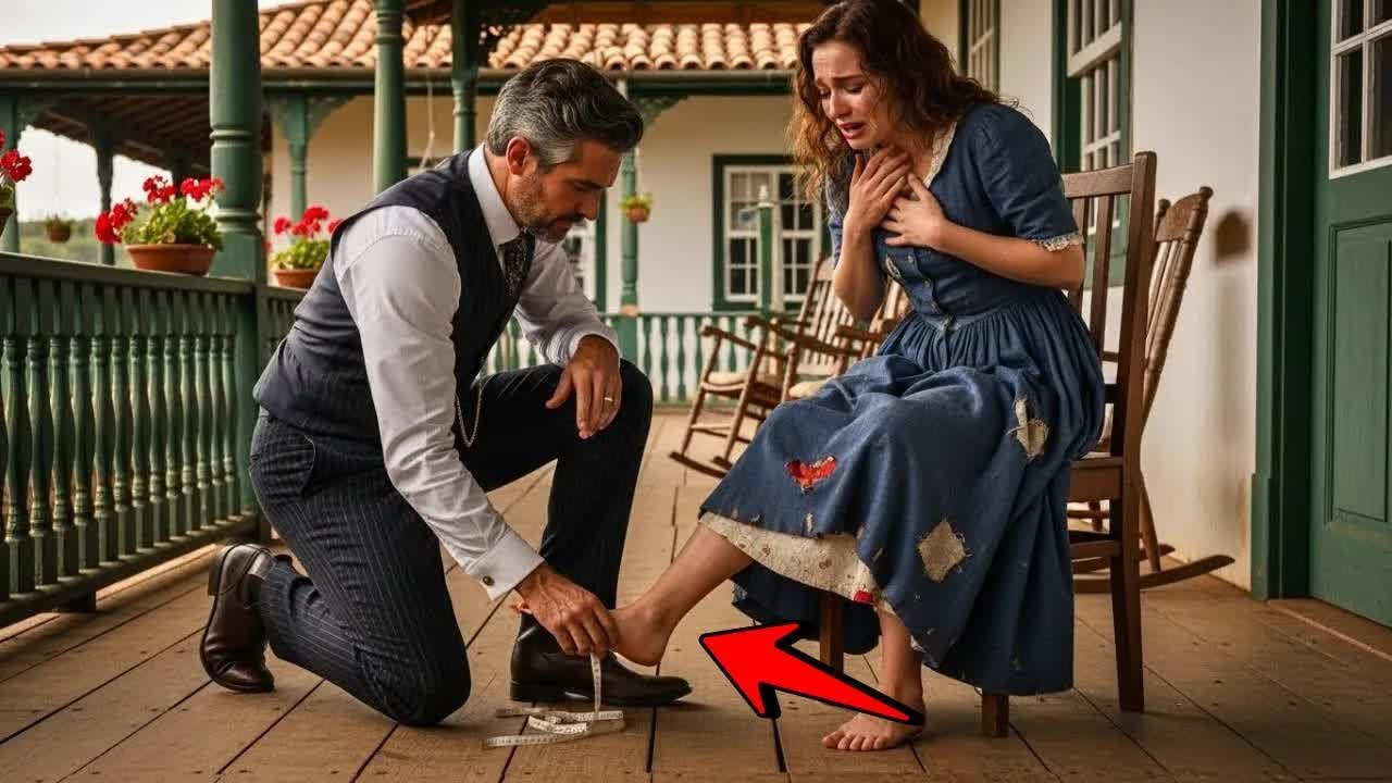 Arrivò Scalza alla Fattoria    MA il Fattore Vedovo Misurò i suoi Piedi e Fece Fare Scarpe di Cu