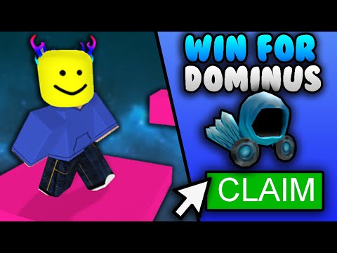 NO WAY ROBLOX IS GIVING AWAY A FREE DOMINUS #fyp #fypシ #roblox