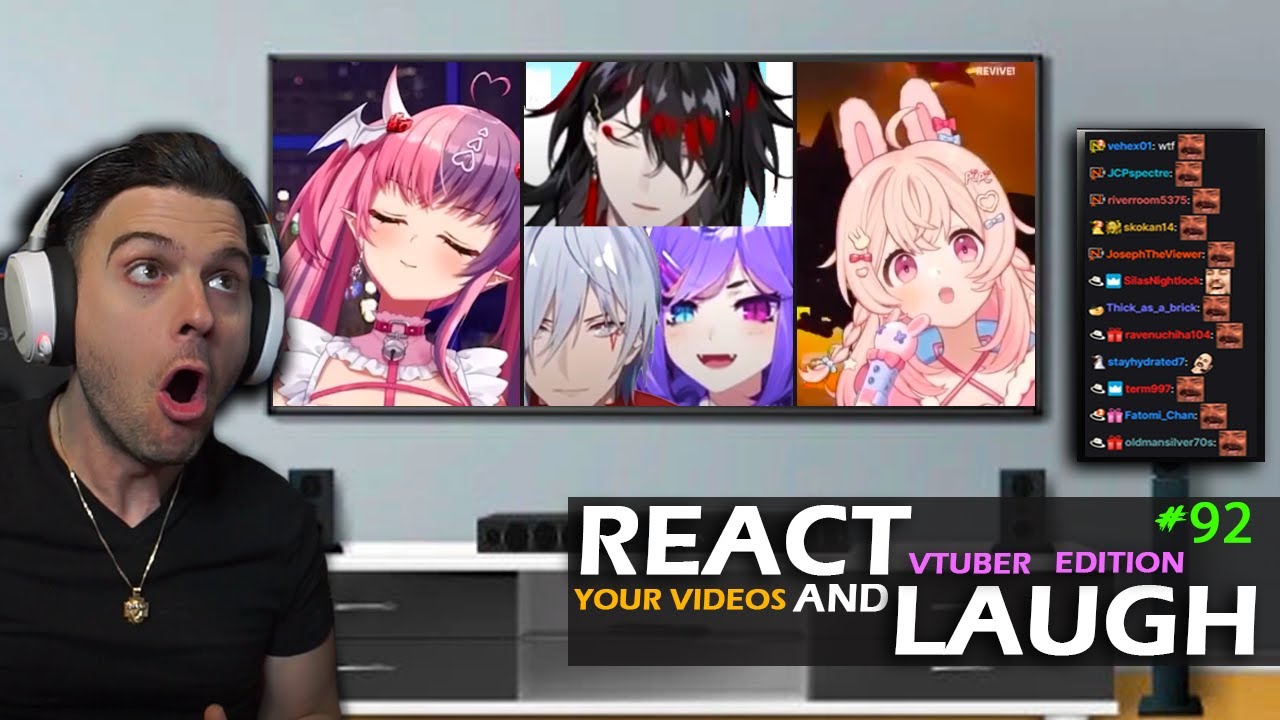 Реакция и смех над клипами VTUBER, которые ВЫ отправили #92