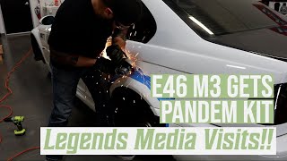 E46 M3 Gets Pandem Kit and Legends Media Visit!!