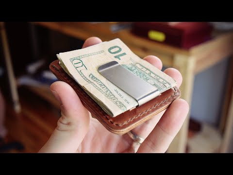 Making a Money Clip Wallet - ASMR