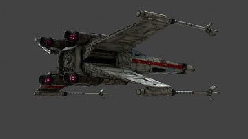Blender Star Wars X-Wing (2)