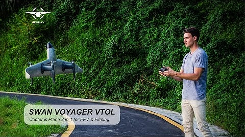 Now on Kickstarter: Swan Voyager Vtol - Copter & Plane 2 In 1 For Fpv & Filming