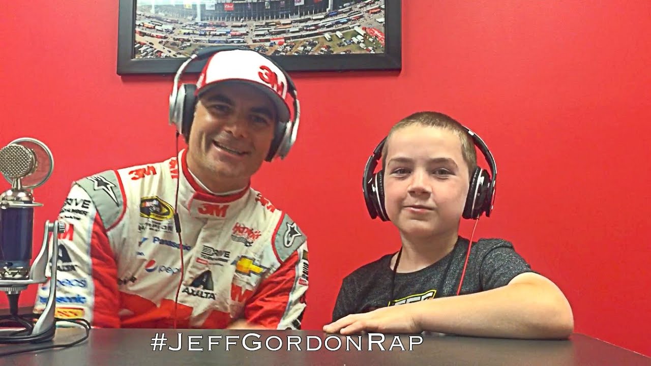 NASCAR Rap by Caleb C ft Jeff Gordon rapping! (May Recap) - YouTube