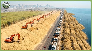 How Sugarcane Waste Is Recycled Into Million Bioproducts - Massive Sugarcane Processing Factory