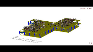 pathfinder evacuation simulation model