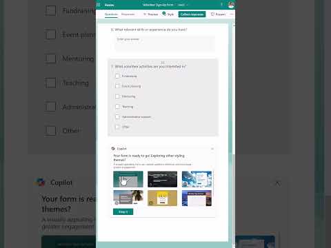 Copilot in Microsoft Forms
