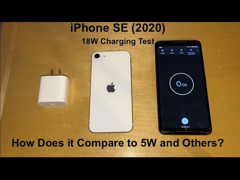 iPhone SE (2020) 18W Charger Speed Test. Much Better Than 5W? How About Compared to the Competition?