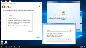 How to Fix All MS Office Installation Errors (MS Office 2003-2016) In Windows 10/8/7/XP
