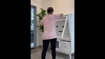 Space Saving Sideboard Table With Folding Chairs White