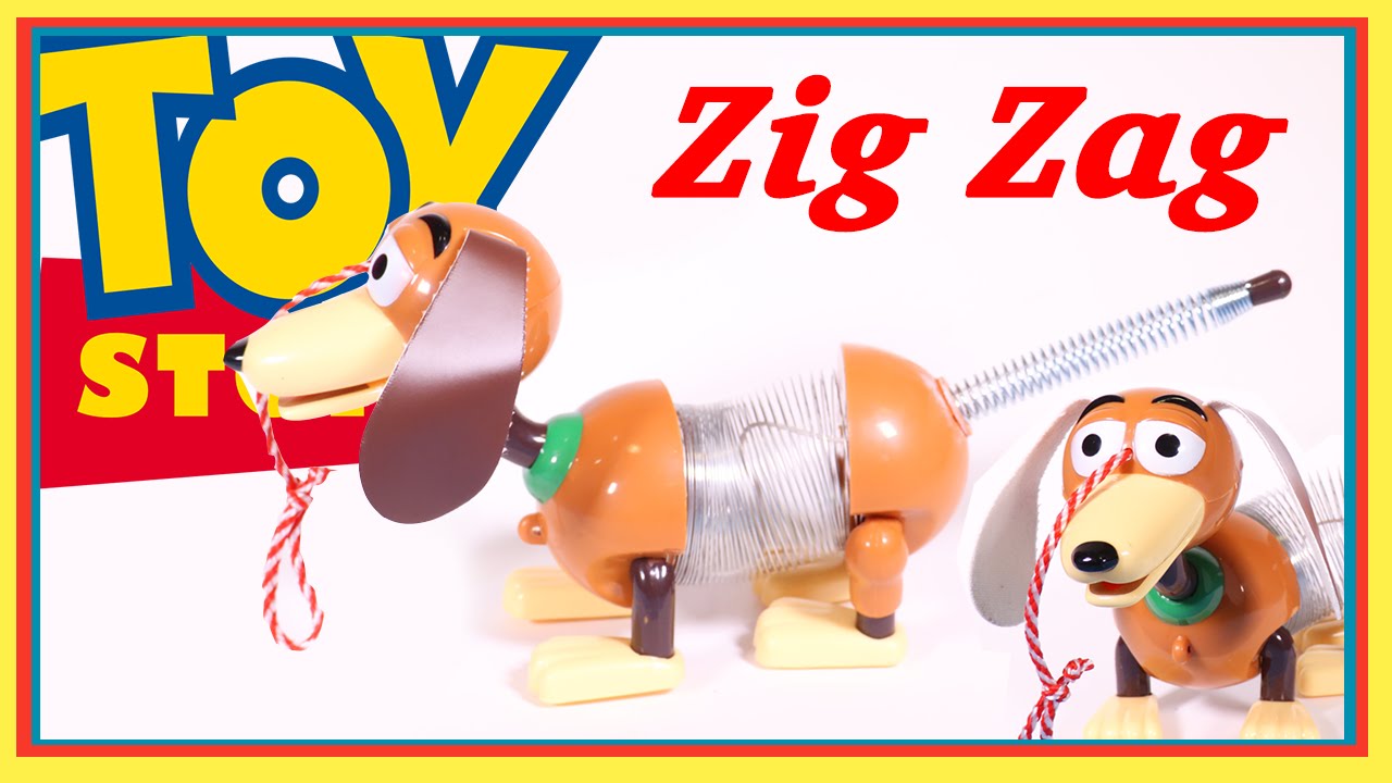 Slinky Dog - Toy Story!!! Zig Zag, Super Stretchy, Playing with Jessie!!! 