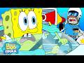 Bob Esponja dirigindo como um louco por 30 minutos 💨 | Bob Esponja em Português