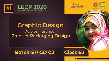 Product Packaging Design (Part-1) | Class 53 | Batch SP GD 02| LEDP 2020 | Graphic Design Class