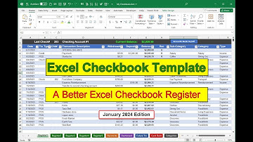 A Better Excel Checkbook Register (2024)
