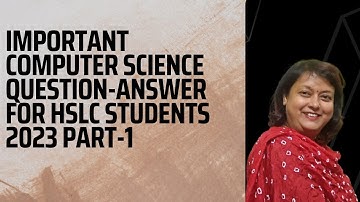 Computer Science Sample Question Paper  HSLC 2023 Exam||Computer  Sample Question Answer HSLC 2023