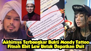 Akhirnya Bukti Ebit Lew Di Fitnah Mondy Tattoo Terbongkar.