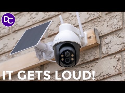 🔊 Loud ALARMS! AI Tracking & NO FEES - AOSU SolarCam D1 SE Security Camera