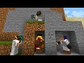 3 Caçadores vs Speedrunner sem mods no Minecraft