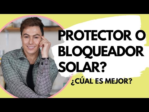 Vídeo: Diferencia Entre Bloqueador Solar Y Protector Solar