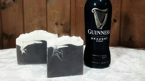 Making Cold Process Oatmeal Guinness Stout Beer Soap