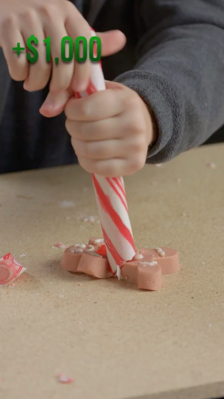 Break This Gummy Gingerbread Man For $$$$