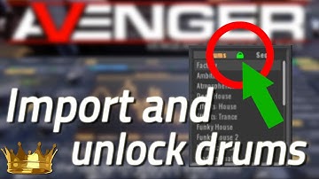 VPS Avenger Tutorial - Quick Tips 20 - Import your own drums and unlock sequences !