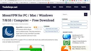 MoonVPN for PC - Windows and Mac - Free Download screenshot 2