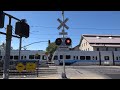VTA 992 Green Line Light Rail South, Orchard City Dr. Railroad Crossing, Campbell CA