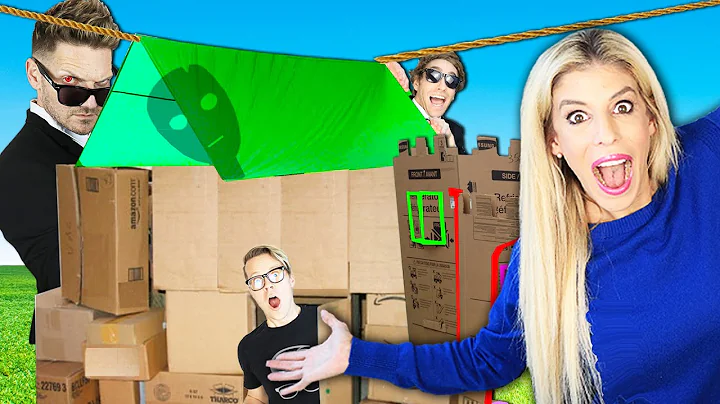 DIY Survival Fort Challenge in Our Empty New House...