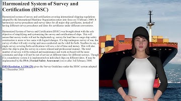 Survey & Certification- Harmonized System of Survey and Certification (HSSC)