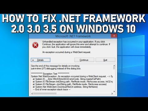 How to Install or Enable  Net Framework 2.0 3.0 and 3.5 on Windows 10 Guide 2019