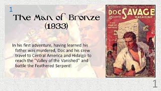 Doc Savage 001 - The Man of Bronze (Doc Savage Series Book 1)