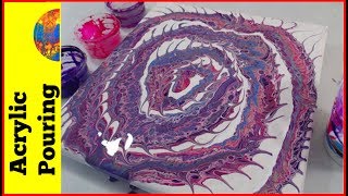 Spiral Dirty Cup Acrylic Pour (And a Lost Painting Mojo)