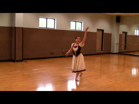 Elizabeth Mann Dances to "Cinderella"