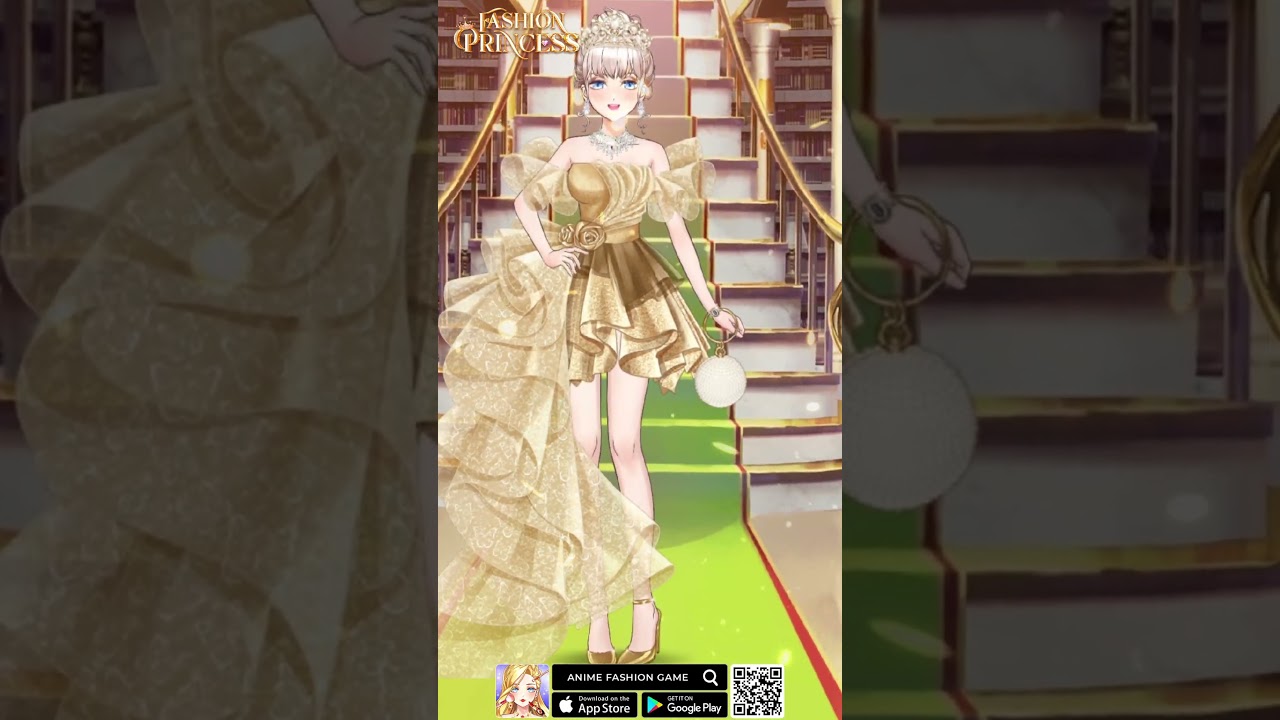 Fashion Princess Game - you will find multiple choices of party makeup and dressup 