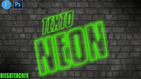 COMO HACER TEXTOS NEON DESDE ANDROID RAPIDO Y FACIL👍/DIEGOTEACHFX