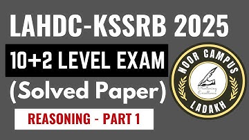KSSRB 12th Level Exam 2025 | Paper Solved