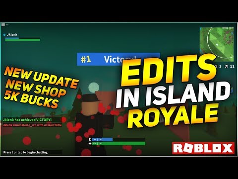 New 5k Bucks Code How To Edit Buildings In Island Royale Roblox Youtube - codes for island royale on roblox 2018 bux gg real