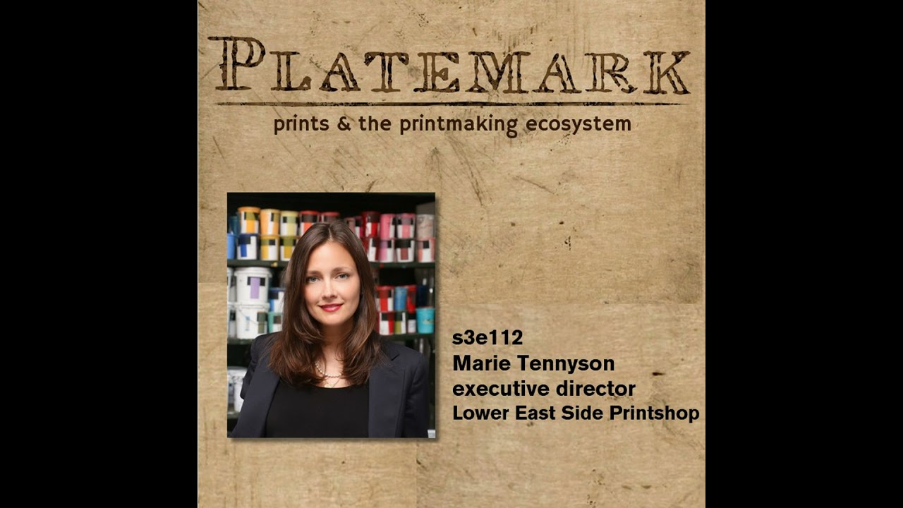 s3e112 the business and heart of Lower East Side Printshop with Executive Director Marie Tennyson