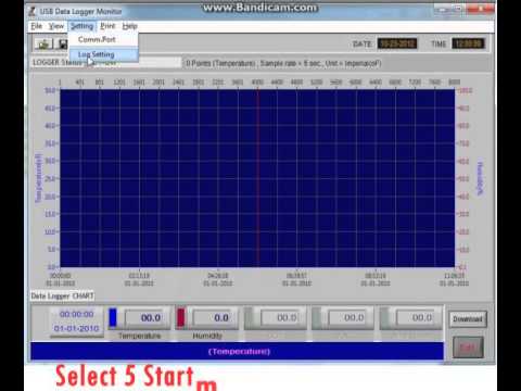 Mini USB Temperature (°C / °F) and Humidity (RH) Datalogger w/ 32,000 Memory (www.gainexpress.com)