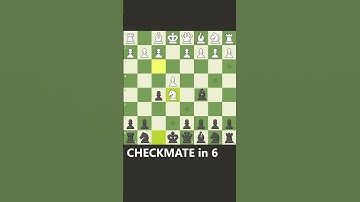 CHECKMATE in 6 (Latvian Gambit) #shortsvideo #reelvideo