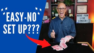 Easy No Set Up No Sleight Of Hand Card Trick For Beginners | Amazing No Set Up Card Tricks